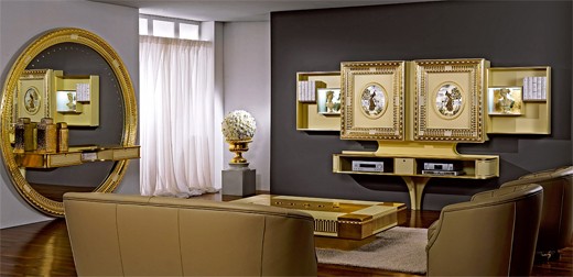 Итальянская мебель для ТV Vismara  Art Deco