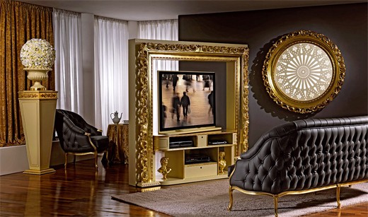 Итальянская мебель для ТV Vismara  BAROQUE