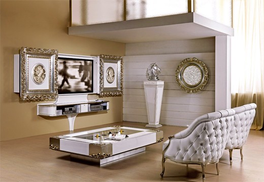 Итальянская мебель для ТV Vismara  BAROQUE
