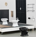 Итальянская сантехника и мебель для ванной комнаты коллекции HERMITAGE  ART CERAM